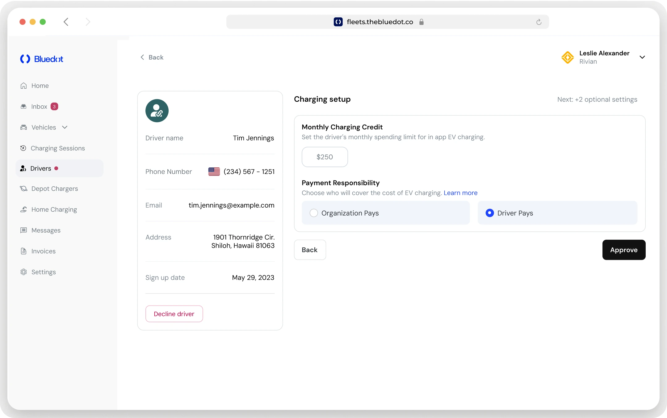 Manager final setup